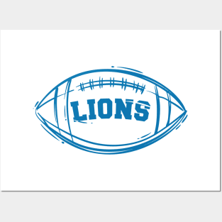 Detroit Lions Posters and Art